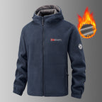 Women's Fleece Jacket and Jogging Pants Set - Two-Piece Loungewear