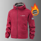 Women's Fleece Jacket and Jogging Pants Set - Two-Piece Loungewear