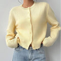 Oda Cropped Button Front Cardigan_5