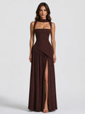 Mara Draped Asymmetric Maxi Dress_1