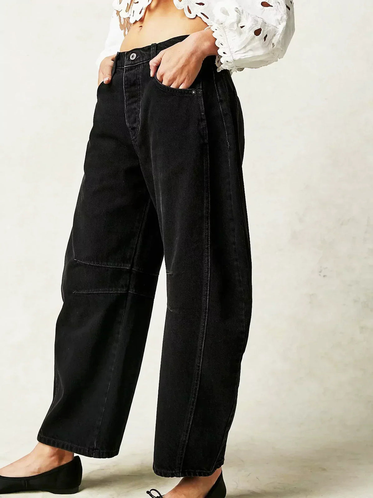 Women's Wide Leg High Waist Denim Jeans