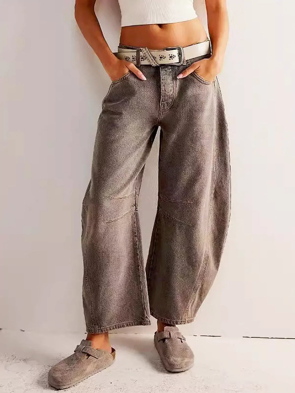 Women's Wide Leg High Waist Denim Jeans