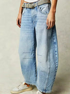 Women's Wide Leg High Waist Denim Jeans